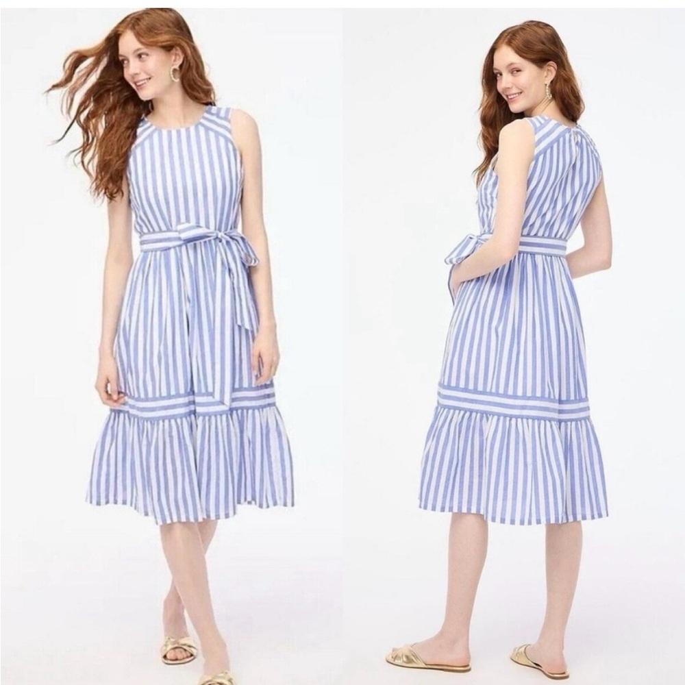 JCrew Cotton Stripe Dress